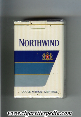 northwind cools without menthol ks 20 s usa