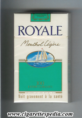 royale french version royale in the top with ocean menthol legere l 20 h france