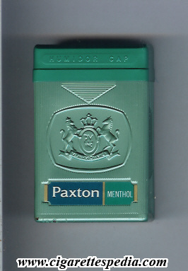 paxton menthol ks 20 h plastic box usa