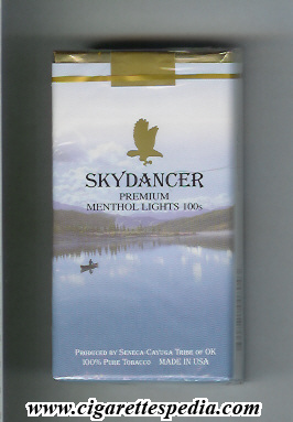 skydanser design 2 with a boad premium menthol lights l 20 s usa