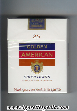 golden american with emblem on the middle super lights ks 25 h holland