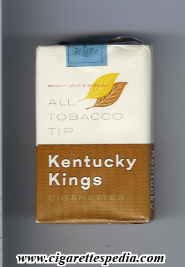 kentucky kings design 1 all tobacco tip ks 20 s usa