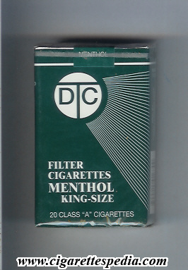 dtc filter cigarettes menthol ks 20 s usa