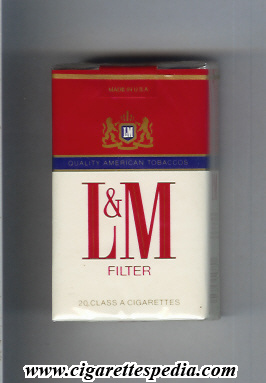 l m quality american tobaccos filter ks 20 s usa