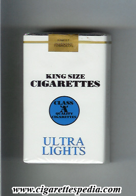 class a cigarettes ultra lights ks 20 s usa
