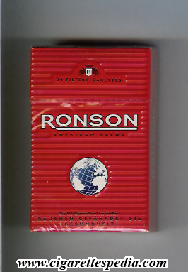 ronson american blend ks 20 h red austria
