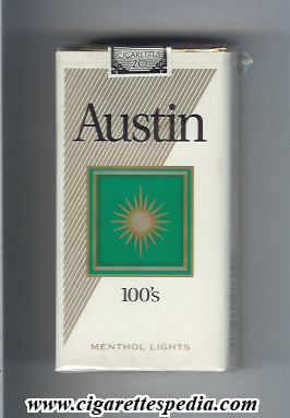 austin american version with square menthol lights l 20 s usa