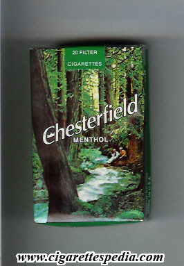 chesterfield with picture 2 menthol ks 20 s usa