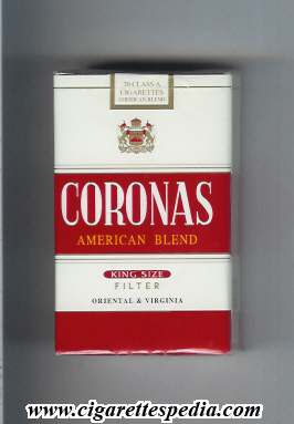 coronas american blend ks 20 s usa spain