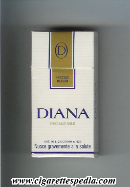 diana italian version special blend specially mild ks 10 h italy