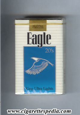 eagle american version design 2 finest selected tobaccos ultra lights l 20 s usa