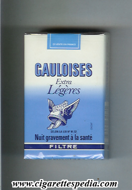 gauloises extra legeres filtre ks 20 s france