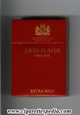 john player irish version extra mild ks 20 h england