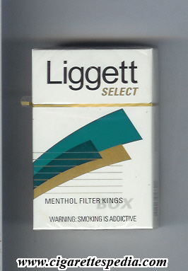 liggett select light design menthol filter ks 20 h usa