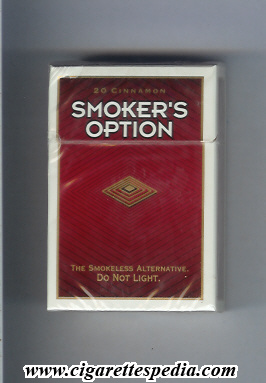 smoker s option cinnamon ks 20 h usa