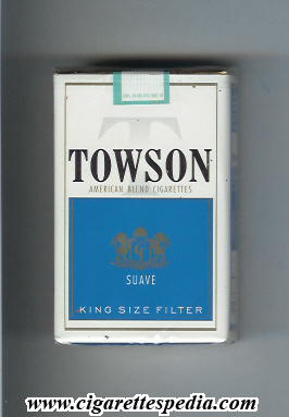 towson t american blend cigarettes suave ks 20 s brazil