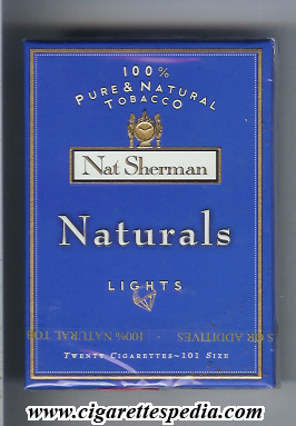 nat sherman naturals lights l 20 b blue usa