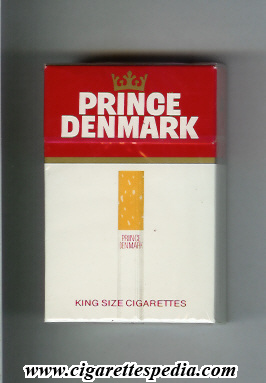 Prince (with cigarette) (Denmark) KS-20-H - Germany and Denmark -  Cigarettes Pedia