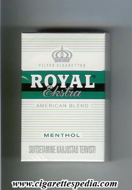 royal austrian version extra american blend menthol ks 20 h estonia austria