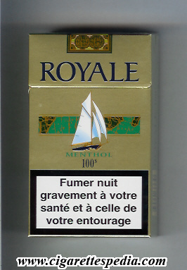 royale french version royale in the top with map menthol l 20 h gold green france