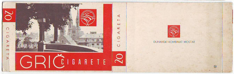 Gric (bosnian version) S-20-B (red&black&white)- (old pack)-Yugoslavia (Bosnia and Herzegovina).jpg