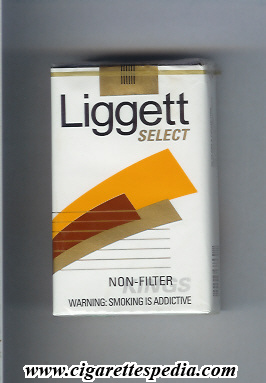 liggett select light design non filter ks 20 s usa