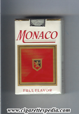monaco american version full flavor ks 20 s usa