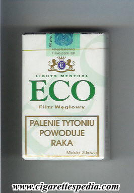 eco polish version filter weglowy lights menthol ks 20 s poland