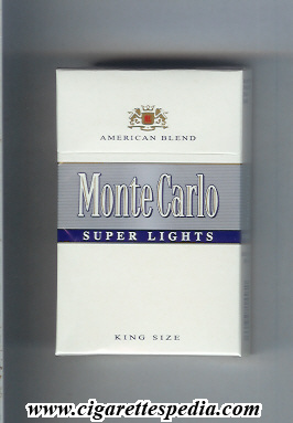monte carlo american version emblem from above american blend super lights ks 20 h georgia germany