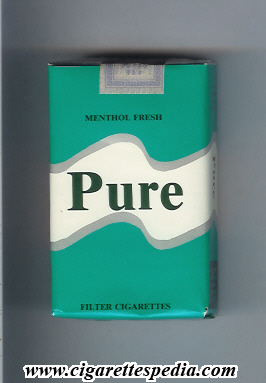 pure menthol fresh ks 20 s usa