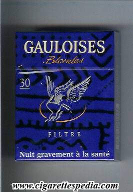 gauloises blondes collection design liberte toujours filtre tribal fashion ks 30 h blue france