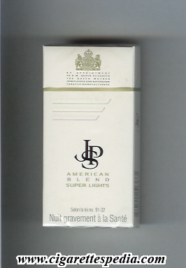 jps american blend super lights ks 10 h white black jps france england