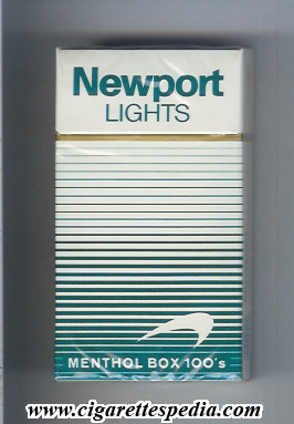 newport lights menthol white green l 20 h usa