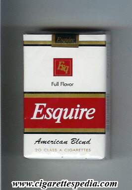 esquire american blend full flavor ks 20 s usa india