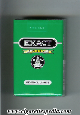 exact design 2 special menthol lights ks 20 s indonesia usa