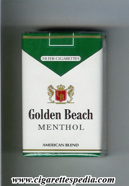golden beach american blend menthol ks 20 s peru