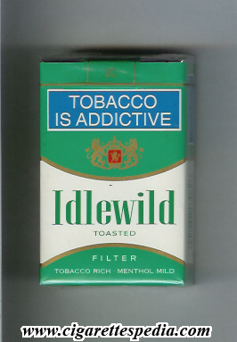 idlewild toasted menthol mild ks 20 s south africa