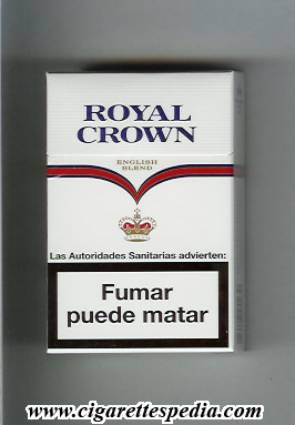 royal crown spanish version name by two lines english blend ks 20 h white white spain