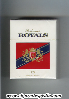 rothmans royals s 20 h england