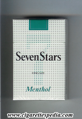 seven stars 7 menthol ks 20 h japan