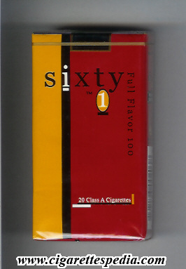 sixty 1 full flavor l 20 s usa philippines