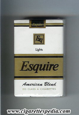 esquire american blend lights ks 20 s white gold usa india
