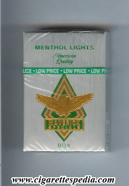 maverick american version dark design specials menthol lights ks 20 h grey gold green usa