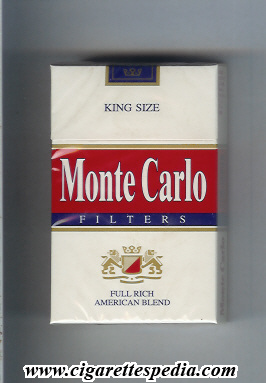 monte carlo american version emblem from below filters full rich american blend ks 20 h germany usa