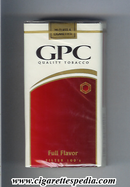 gpc design 3 quality tabacco full flavor l 20 s usa