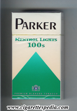 parker paraguayan version menthol lights l 20 h usa paraguay