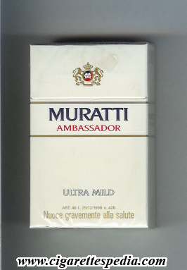 muratti ambassador old design ultra mild ks 20 h holland