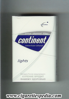 continent lights american blend ks 20 h england russia