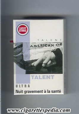 lucky strike collection design ultra talent ks 20 h germany france