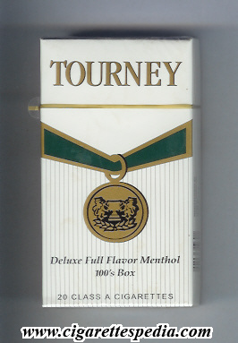 tourney deluxe full flavor menthol l 20 h usa